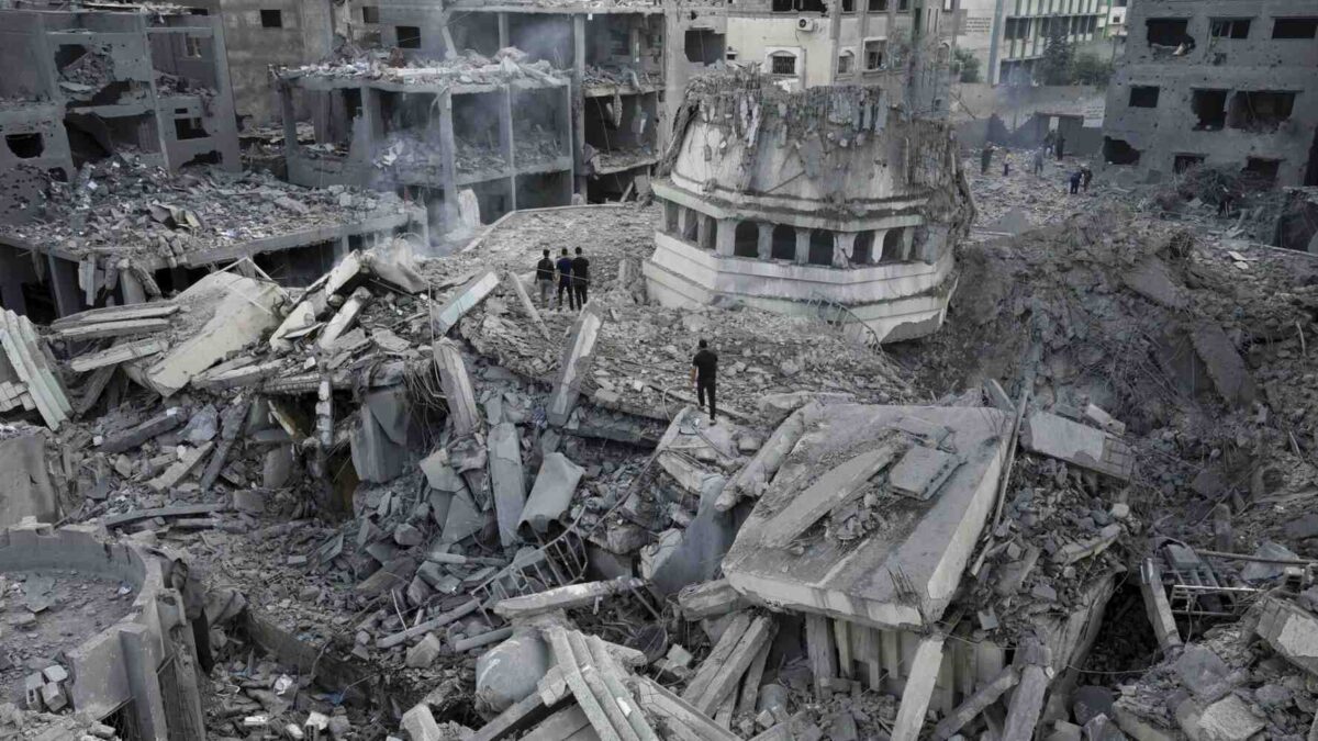Палестинското външно министерство публикува сателитни снимки на разрушенията в ивицата Газа