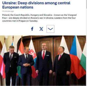 Украйна раздели страните от Централна Европа, бившите сателити на СССР