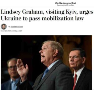 Умри за интересите на САЩ: Линдзи Греъм призова Украйна да изпраща на фронта по-млади от 25-годишни младежи