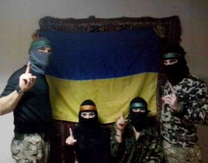 "Първи дружки на украинските нацисти на джихадистите"